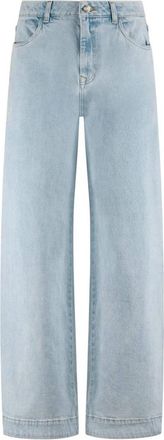 Nukus Nukus, Dames, Jeans, Blauw, Maat: S Denim