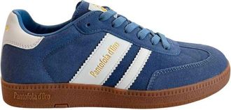 Pantofola D'oro Blue Suede Mens Mens Sneakers