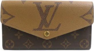 Louis Vuitton Pre-owned Wallets, female, Brown, Size: ONE SIZE Pre-owned Canvas Wallet
