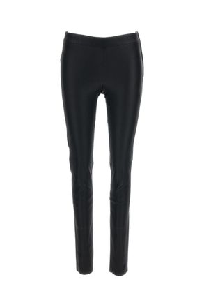 Arma Black Nappa Leather Skinny Pants