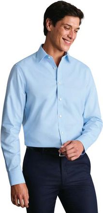 CHARLES TYRWHITT Non-Iron Twill Point Collar Shirt in Sky Blue at Nordstrom, Size 15.5 - 34