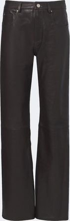 Arma Jean leather straight pants