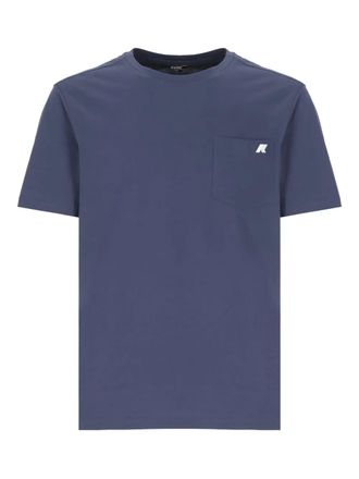 K-Way pocket logo T-shirt - men - Fabric - XXXL - Blue