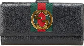 Gucci Pre-owned Wallets, female, Black, Size: ONE SIZE Pre-owned Leather wallets