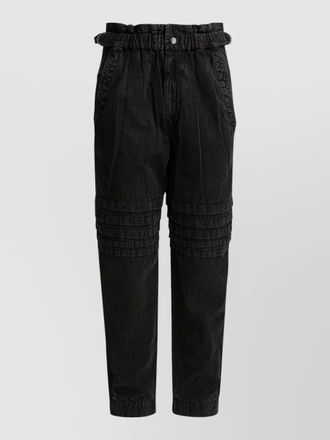 Isabel Marant mellya trousers pleats belt loops pockets