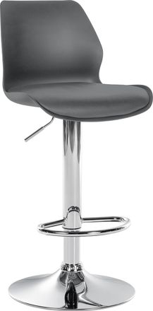 Clp Clp - Taburete De Bar Gilbert Gris Pl&aacute;stico