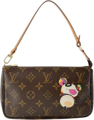 Louis Vuitton Pre-owned Shoulder Bags, female, Brown, Size: ONE SIZE Pre-owned Canvas Shoulder Bag