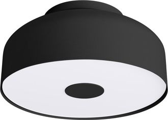 Sollux Lighting L&aacute;mpara de techo negro acero/pvc