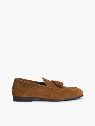 Tommy Hilfiger Mens Flexible Suede Tassel Loafer - Coconut Grove - US 11.5 / EU 45