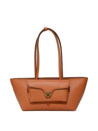 Coccinelle Double Beat Medium Crab Leather Bag