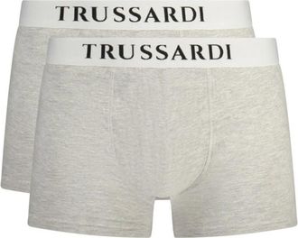 Trussardi Boxershort - Heren - Onderbroek - Grijs - 2XL - Katoen - Ondergoed