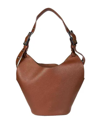 Dondup Small Hobo In Tan Leather