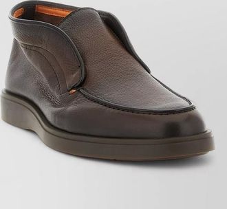 Santoni leather ankle boots