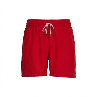 Polo Ralph Lauren Beachwear, male, Red, Size: M Swim Shorts