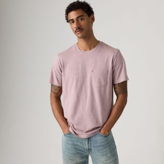 Levi's Classic Pocket Tee - Mens - M - Purple / Quail