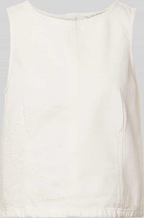 Moss Copenhagen Regular Fit Bluse mit Strukturmuster Modell Dexter in Offwhite, Gr&ouml;&szlig;e XL