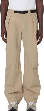 Dickies Wide Trousers, male, Beige, Size: W34 Sand Nylon Casual Pants
