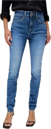 Salsa High-Waist Push In Jeans - Dames - Skinny Jeans - Blauw - W26 L30 - Jeans