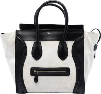 Celine Pre-owned Tote Bags, female, White, Size: ONE SIZE Pre-owned Luggage Tote