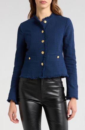 Rag & Bone Carmen Crop Blazer in Navy at Nordstrom Rack, Size 00