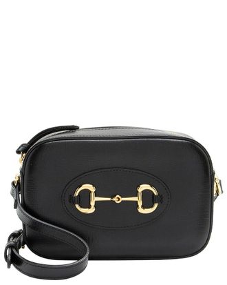 Gucci Black Calfskin Horsebit 1955 Mini Camera Bag (Authentic Pre-Loved)
