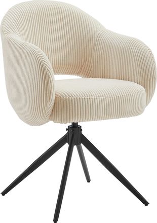 Salesfever Armlehnstuhl »Manchester Cord-Bezug« () 1 Stk.mit 360° Drehfunktion