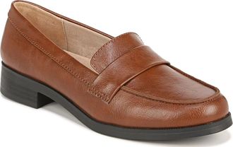 Life Stride Womens Lifestride Sonoma 2 Loafers Brown Faux Leather Shoes ZOGG2057