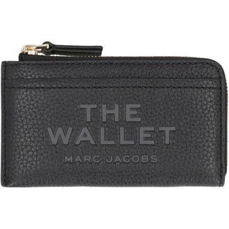 Marc Jacobs Wallets & Cardholders, female, Black, Size: ONE SIZE The Top Zip Multi Wallet Leather
