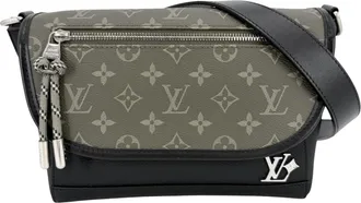 Louis Vuitton Black Khaki Monogram Shoulder Bag (Pre-Owned)