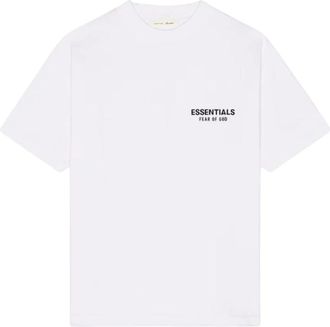 Fear of God Helder Wit T-shirt - Heren - T-shirts - Wit - S - Katoen - Tops