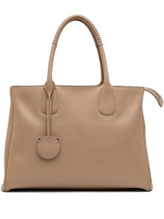 Ferragamo 2021 Small Leather Nolita tote bag - Brown