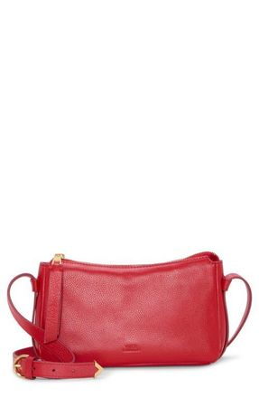 Vince Camuto Noemi Leather Crossbody Bag in Rush Red01 at Nordstrom