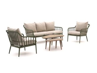 Manifesto Furniture Manifesto Celante/ROUGH-K stoel-bank loungeset 5-zits 5-delig