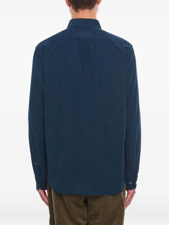 AllSaints - Hermosa - Chemise ajustée à manches longues - Bleu foncé
