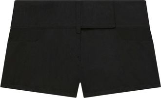 Courr&egrave;ges Shorts con cintura - Nero
