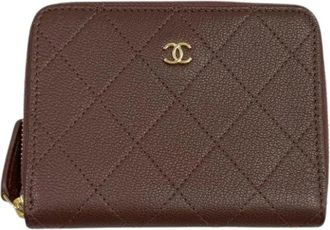 Chanel Pre-owned Bi-fold Wallet - - Pre-owned - Donna - Marrone - ONE SIZE