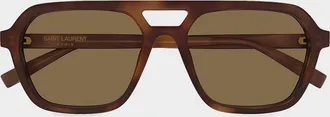 Saint Laurent Men & apos;s Acetate Navigator Sunglasses