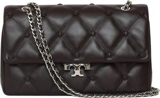 Tory Burch Bolso de Hombro Bunny Knot - Bags - Mujer - Marr&oacute;n - ONE SIZE