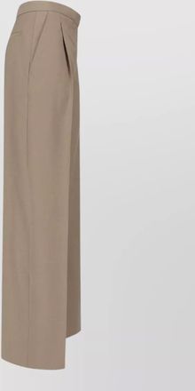 Lardini straight trousers back pockets pleated design