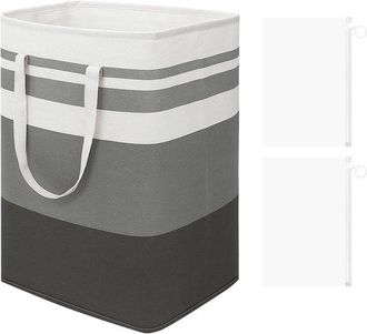 OEM Dailygoods - Cesto De Ropa Plegable Con 2 Bolsas De Almacenamiento Y Asa