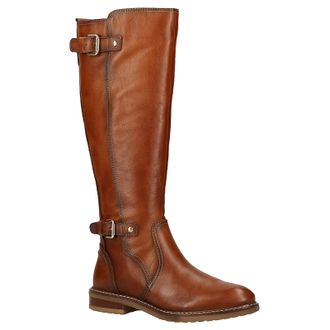 Pikolinos Aldaya W8J-9621 Leather Womens Calf Length Boots - Cuero - Size:UK 4-4.5