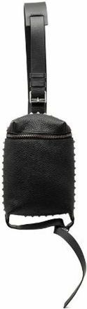 Valentino Pre-owned Cross Body Bags, female, Black, Size: ONE SIZE Pre-owned Rockstud Leather Belt Bag