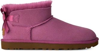 UGG Ultra Mini Bailey Bow - Dames - Schoenen - Roze - Maat: 41 EU Zijde