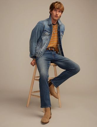 Lucky Brand Mens 223 Straight Coolmax Stretch Jean