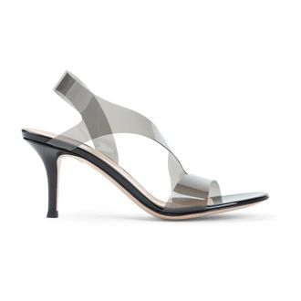 Gianvito Rossi PVC Metropolis Sandalen - Dames - Schoenen - Zwart - Maat: 37 EU Leer