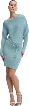 Never Fully Dressed Dames, Jurken, Blauw, Maat: M Poliester