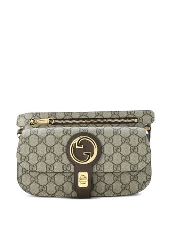 Gucci Blondie Flap Pocket GG Coated Canvas belt bag - women - Fabric - One Size - Brown