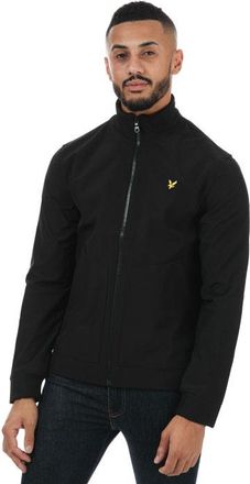 Lyle & Scott Mens And Funnel Neck Softshell Jacket in Black - Size X-Small