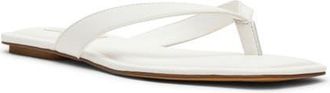 Steve Madden Trella Flip Flop in White Leather at Nordstrom, Size 7.5