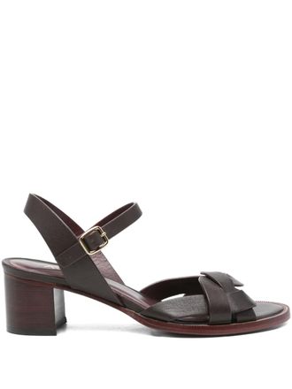 Avril Gau Sandali Paro con cinturino alla caviglia 50mm - Marrone